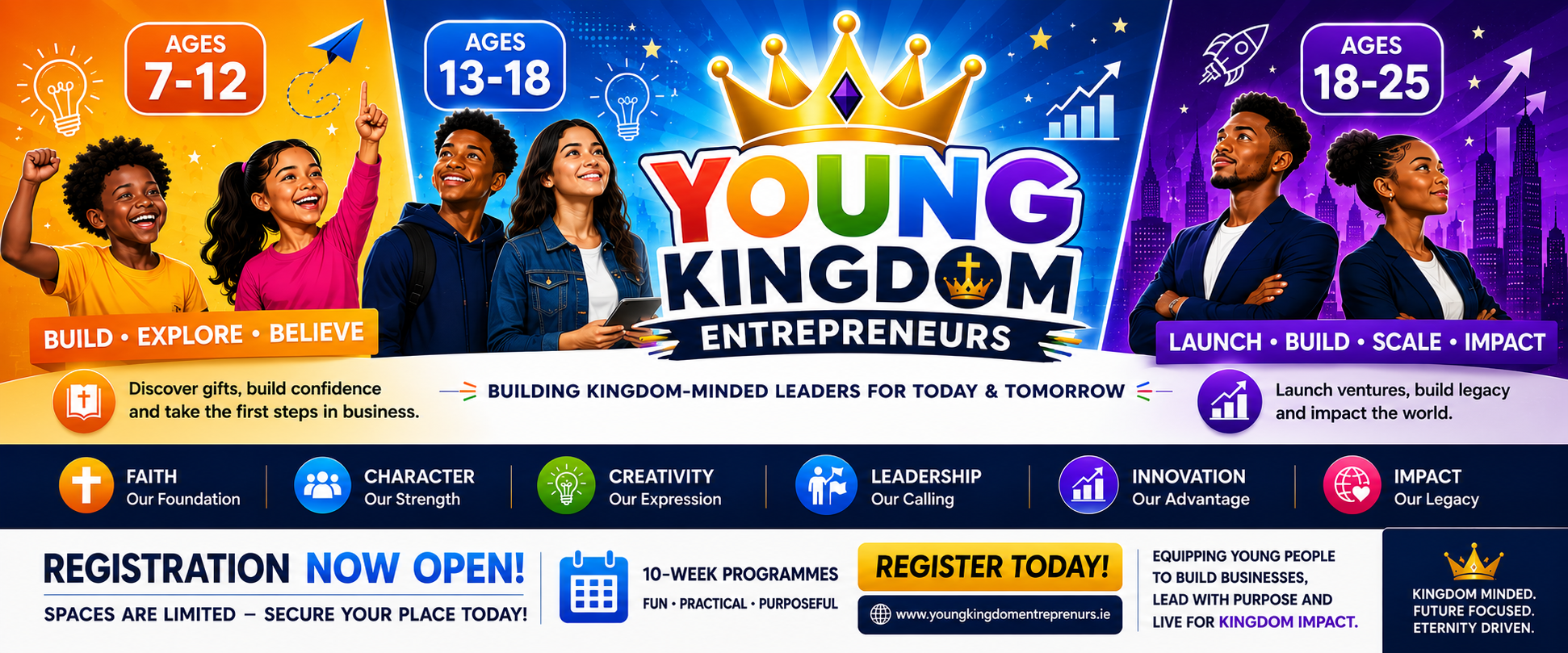 Young Kingdom Entrepreneurs launch banner